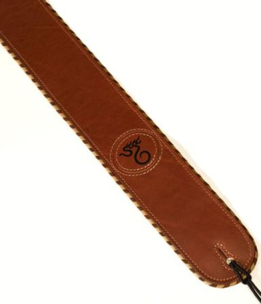Santa Cruz Guitars leather strap walnut